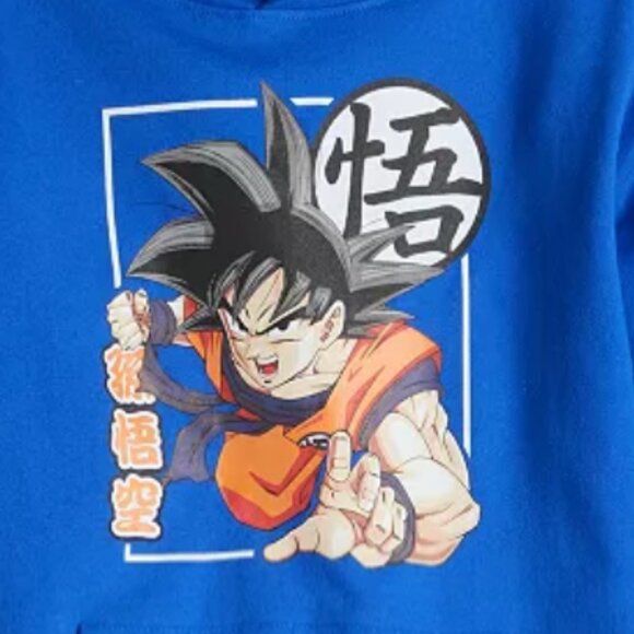 Dragon Ball Z Goku Fleece Graphic Hoodie Boys Size XL New with tags - Picture 2 of 3
